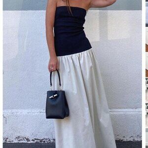 Strapless Tube Top Maxi Dress - Small